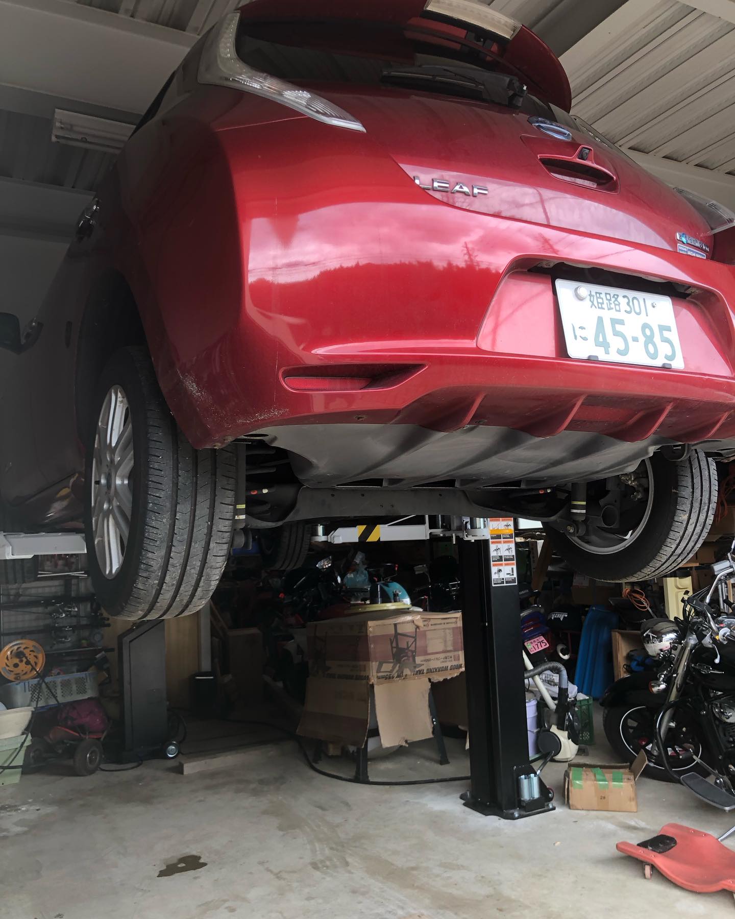 リーフEVバッテリーアップグレード